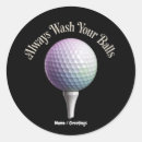 Search for golf ball stickers Funny