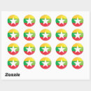 Search for burma stickers Flag of burma