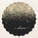 Recherche de scintillement dessous de verres Monogramme