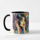 Search for psychedelic music mugs Guitar