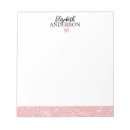 Search for back to school notepads Pink