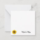 Search for sunflower note cards Simple