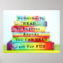 Search for reading is fun posters Book lover