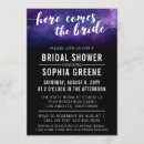 Search for galaxy bridal shower invitations Space