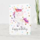 Search for rainbow glitter cards Unicorn