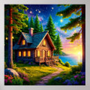 Search for cabin wall posters Night