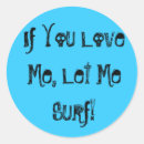 Search for love surfing stickers Surfer