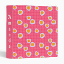 Search for pink background binders Retro