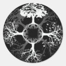 Recherche de arbre racines autocollants Feuille