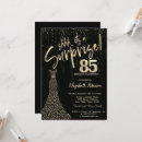 Search for surprise 85th birthday invitations Floral