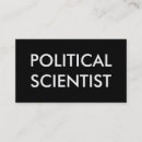 Search for political business cards Science