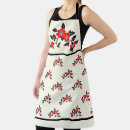 Search for china aprons Red