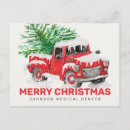 Recherche de camion rouge cartes postales Aquarelle