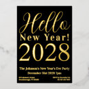 Recherche de new years eve celebration invitations Moderne