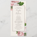 Search for blush pink wedding programs Chic