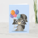 Search for raccoon birthday cards Cartoon