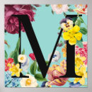Search for floral letter m baby kids Cute