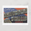 Recherche de marécage cartes postales Okefenokee
