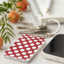 Search for red dot keychains Geometric pattern