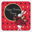 Search for alice in wonderland white rabbit stickers Party