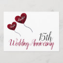 Search for 15th anniversary invitations Red
