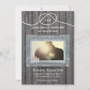 Search for wood frame wedding invitations Rustic