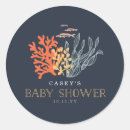 Search for beach baby shower stickers Girl
