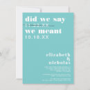 Search for funny wedding announcement cards Change of plans