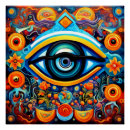 Recherche de oeil abstrait posters Psychédélique