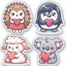 Search for kissing penguins stickers Heart