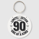 Search for 90 keychains 90th birthday