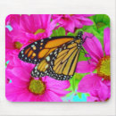 Recherche de papillon monarque tapis souris Fleurs
