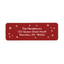Search for twinkle lights return address labels Elegant