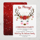 Search for work christmas invitations Reindeer