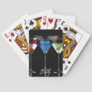 Search for martini playing cards Red
