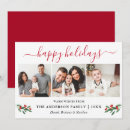 Search for red berries christmas cards 3 photos