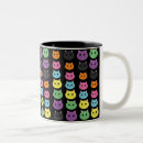 Recherche de chat coloré tasses Chats