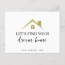 Search for dream home postcards Real estate