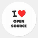 Search for developer round stickers Linux