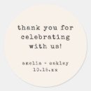 Search for minimalist design wedding wedding stickers Trendy