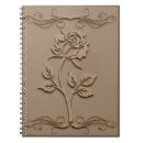 Search for embossed notebooks Flowers