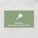 Search for paint brush business cards Minimalist