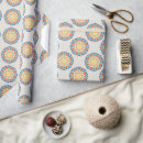 Recherche de pois orange papier cadeau Jaune