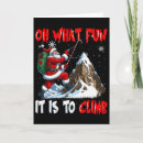 Search for rock climbing holiday cards Adventure