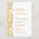 Search for gold paisley invitations Elegant