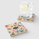 Recherche de aquarelle fleur dessous de verres Élégant