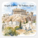 Search for ancient ruins stickers Athens