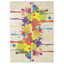 Search for paint splatter tablecloths Ink