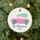 Search for car ornaments Christmas tree