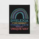 Recherche de dyslexique vœux cartes Sensibilisation